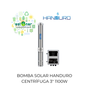 Kit de Bombeo Solar Handuro 1100 W – 3” Centrífuga de Alto Caudal