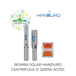 Kit de Bombeo Solar Handuro 2200 W – 4” AC/DC | 8 Paneles de 550 W