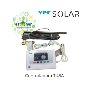 Controladora Solar TK-8A para Termotanque Solar | Control de Temperatura y Nivel