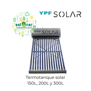 Termotanque Solar YPF Solar 200 Litros | Tubos de Vacío