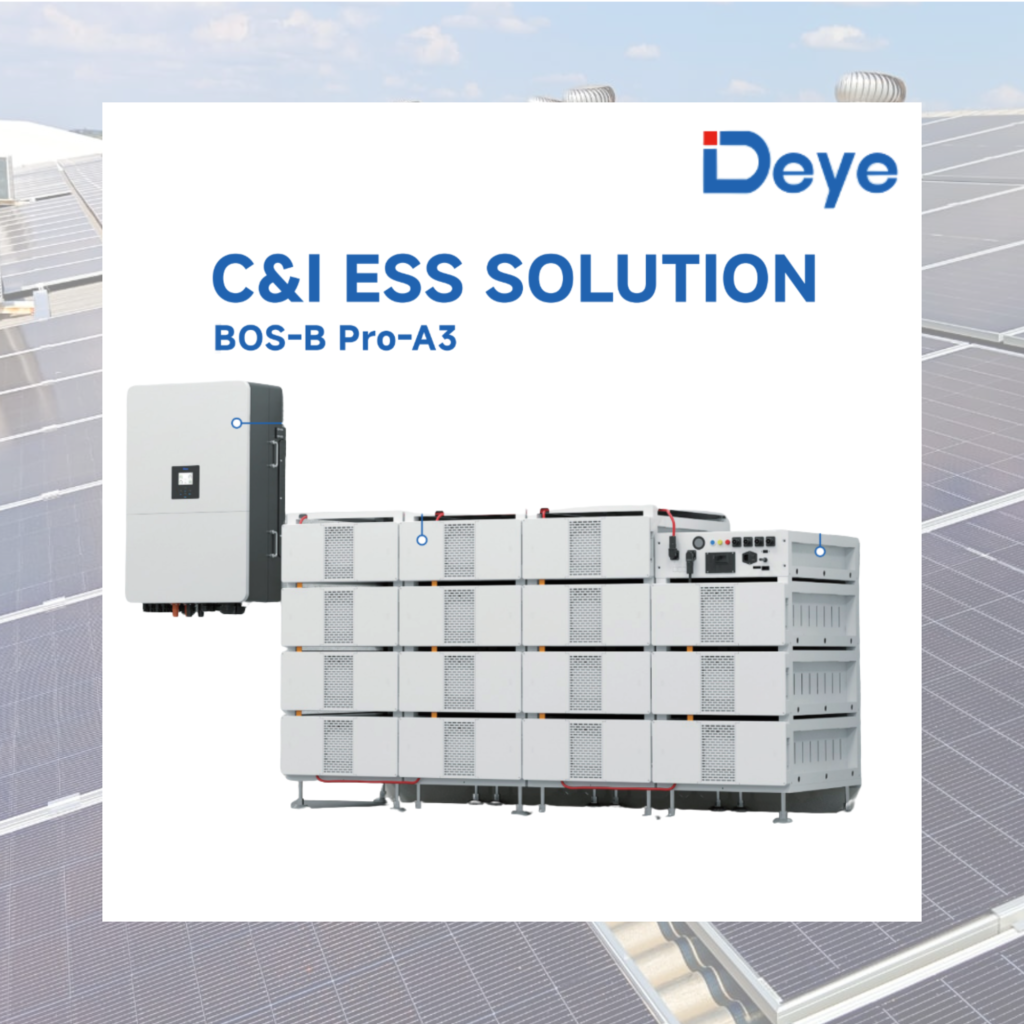 Batería de Litio Deye BOS-B-Pack16-A3 16,08kWh Alta Tensión HV LiFePO4 para ESS/BESS Industrial